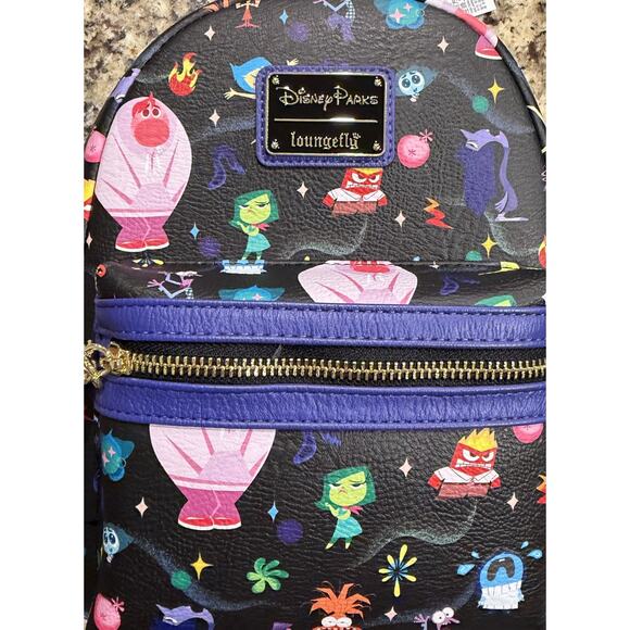 NWT Disney Parks x Loungefly 2025 Pixar Inside Out 2 Mini Backpack main image 6